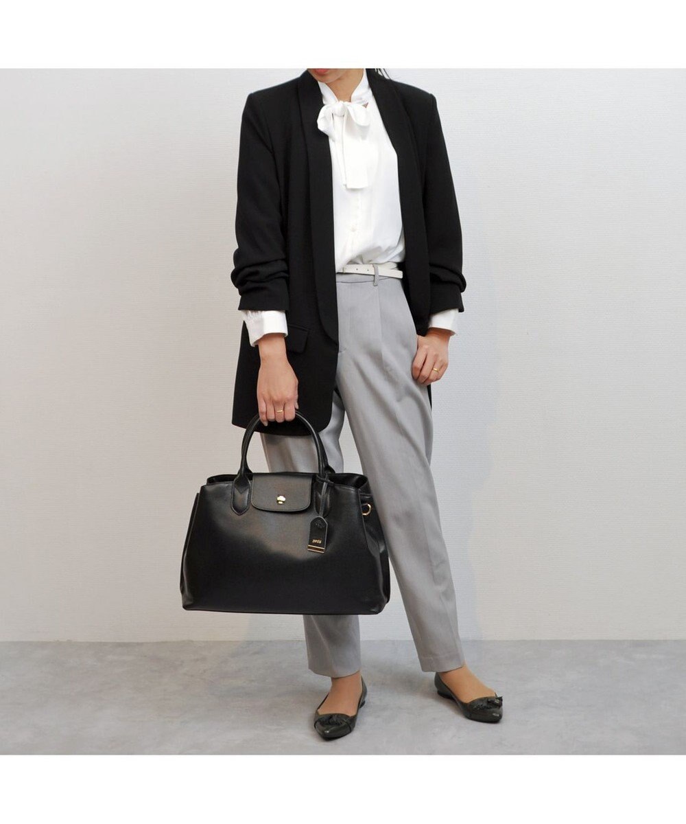 UNBILLION perche ゴートユーティリティヒネリかぶせA4トート 