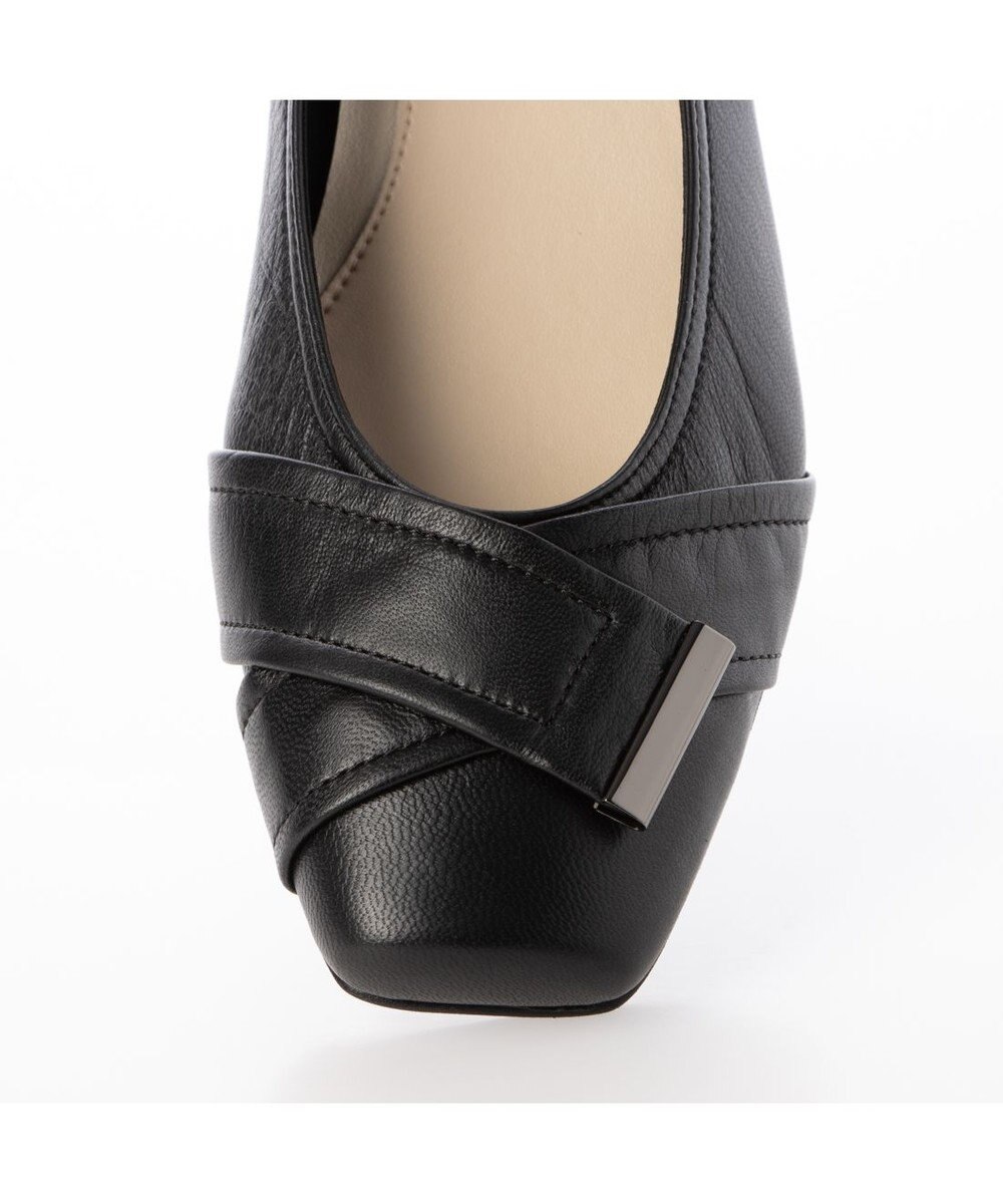 Riz raffinee <Riz raffinee>【レイン対応】ベルト巻きスクエアトゥパンプス 