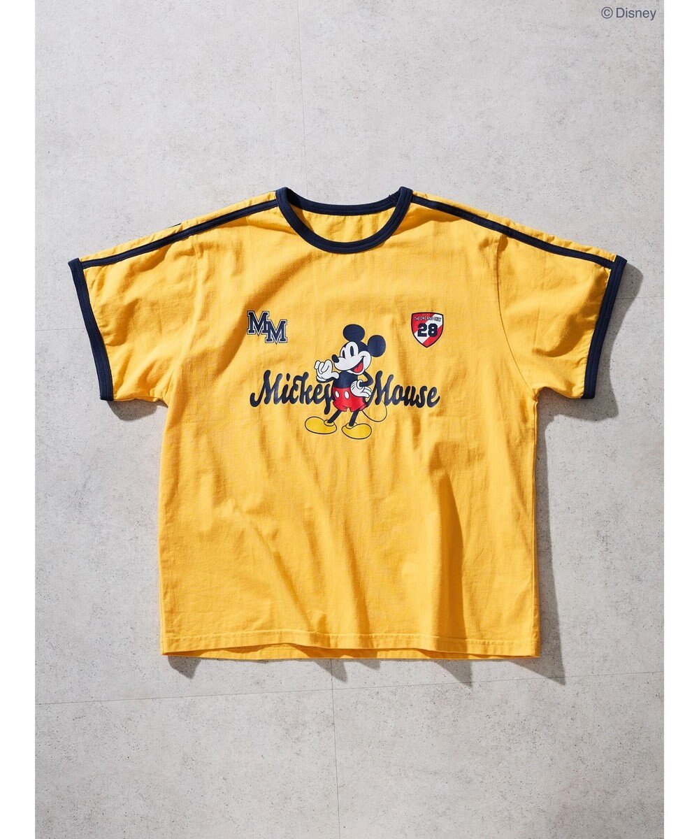 AMERICAN HOLIC ラインＴシャツ　Ｙｅｌｌｏｗ／Ｄｉｓｎｅｙ 