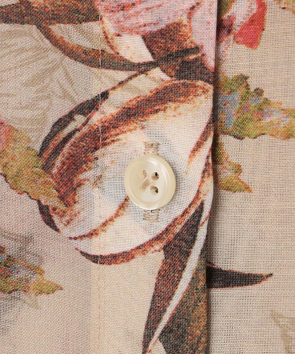 自由区 【SHIHOさん着用】ボタニカルプリント ワンピース 