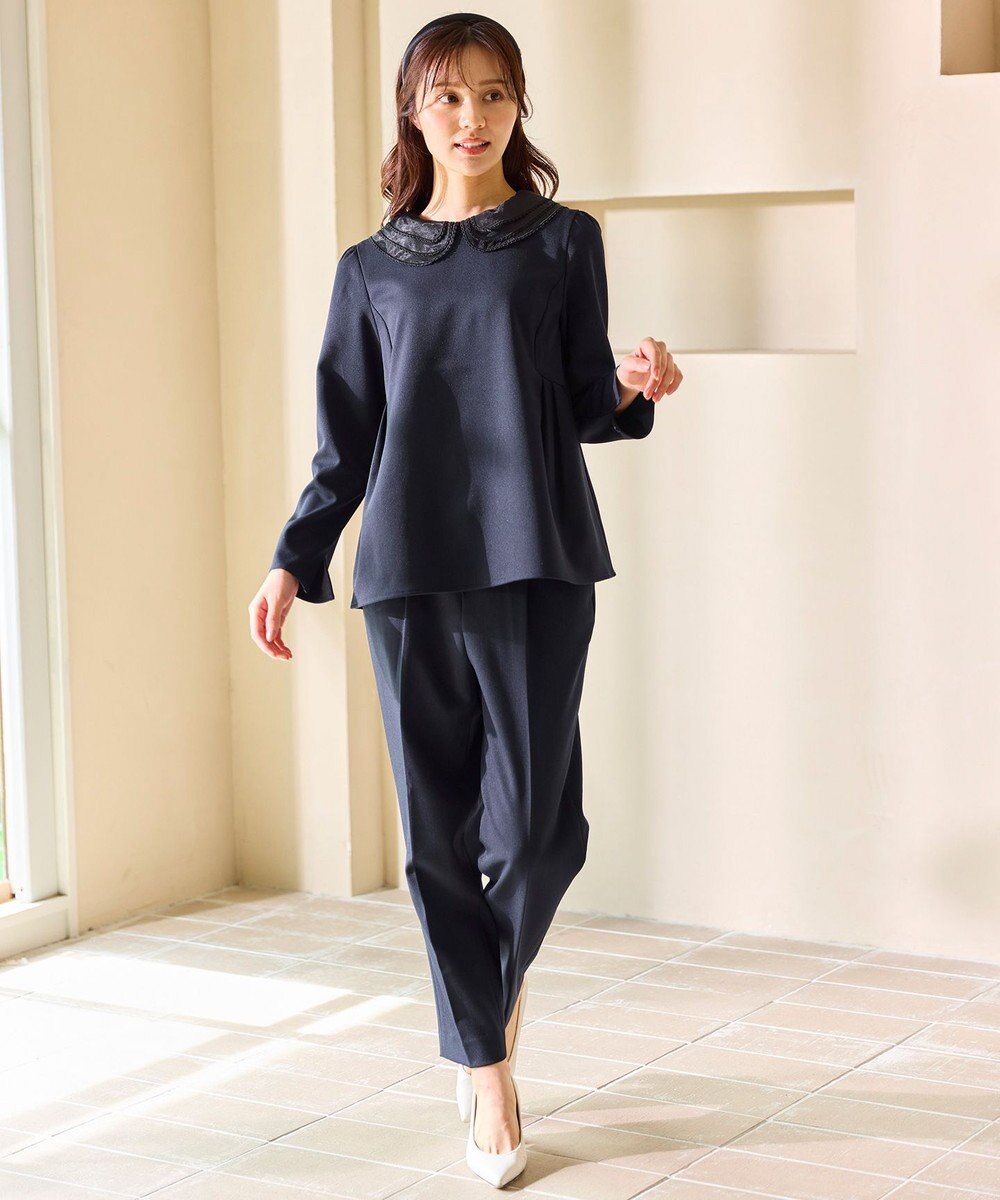 Feroux 【先行予約】2WAYレースカラー美シルエット セットアップ 