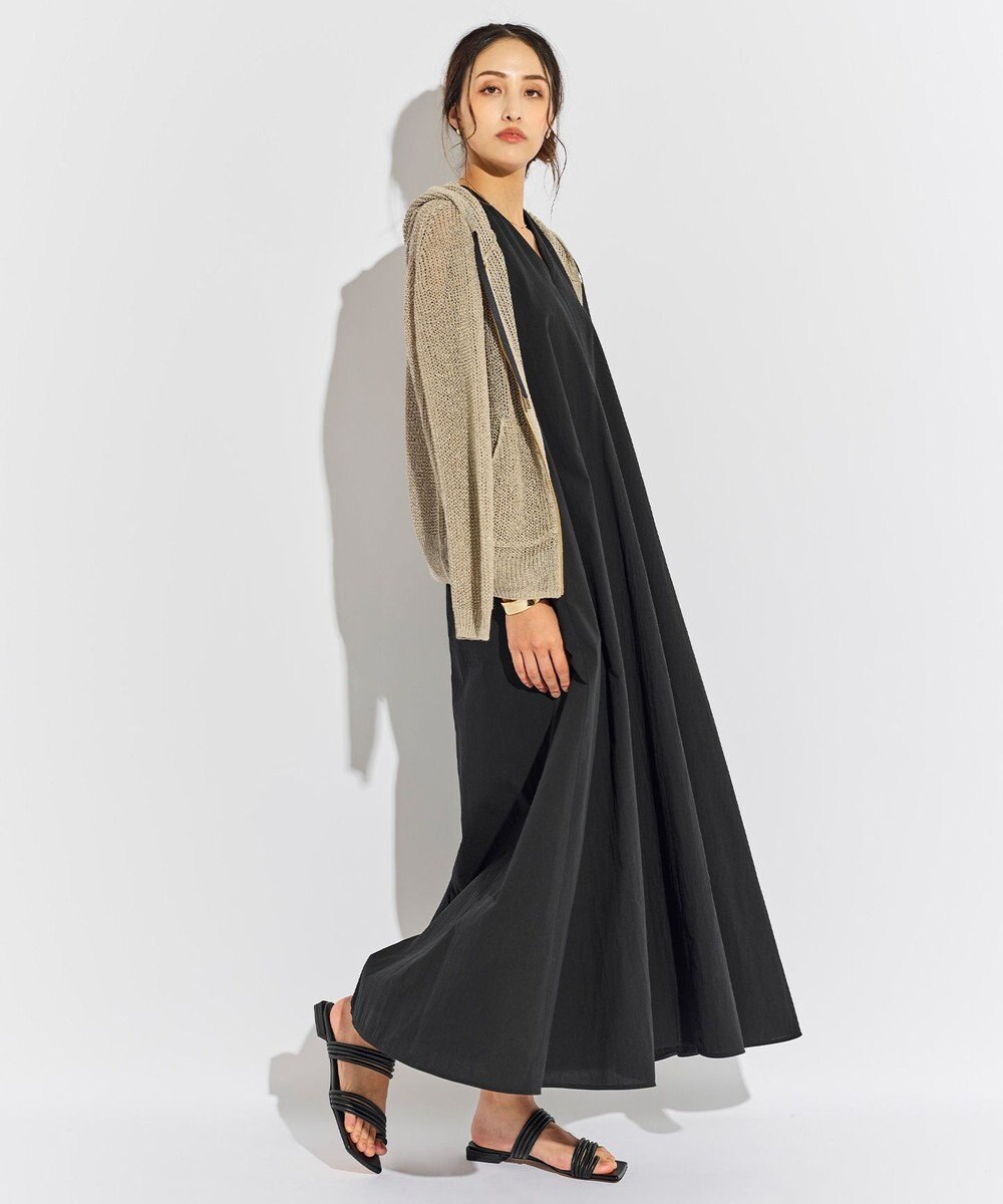 BEIGE， OPTICAL / ニットパーカー 