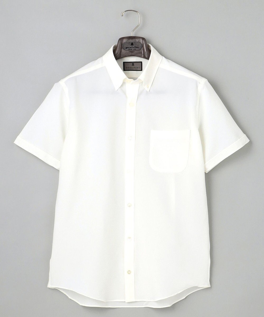 GOTAIRIKU とにかく涼しい/酷暑対応【シワになりにくい/吸水速乾】クールマックスサッカーシャツ 