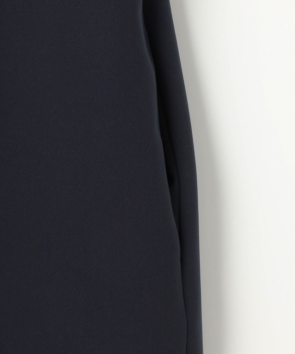 組曲 L 【KUMIKYOKU NAVY】コンフォータブルドレープ レース襟ワンピース 