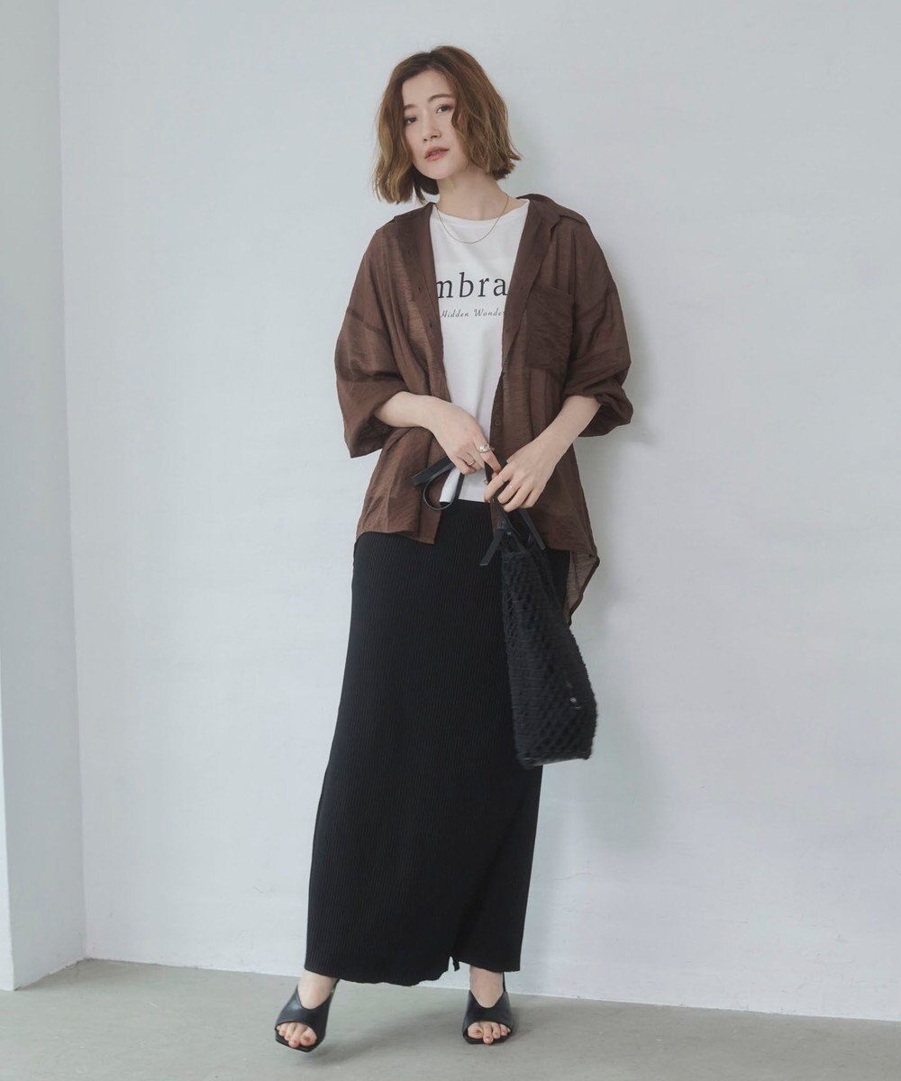 WEGO 【2026年春夏新作】シアーシャツ 