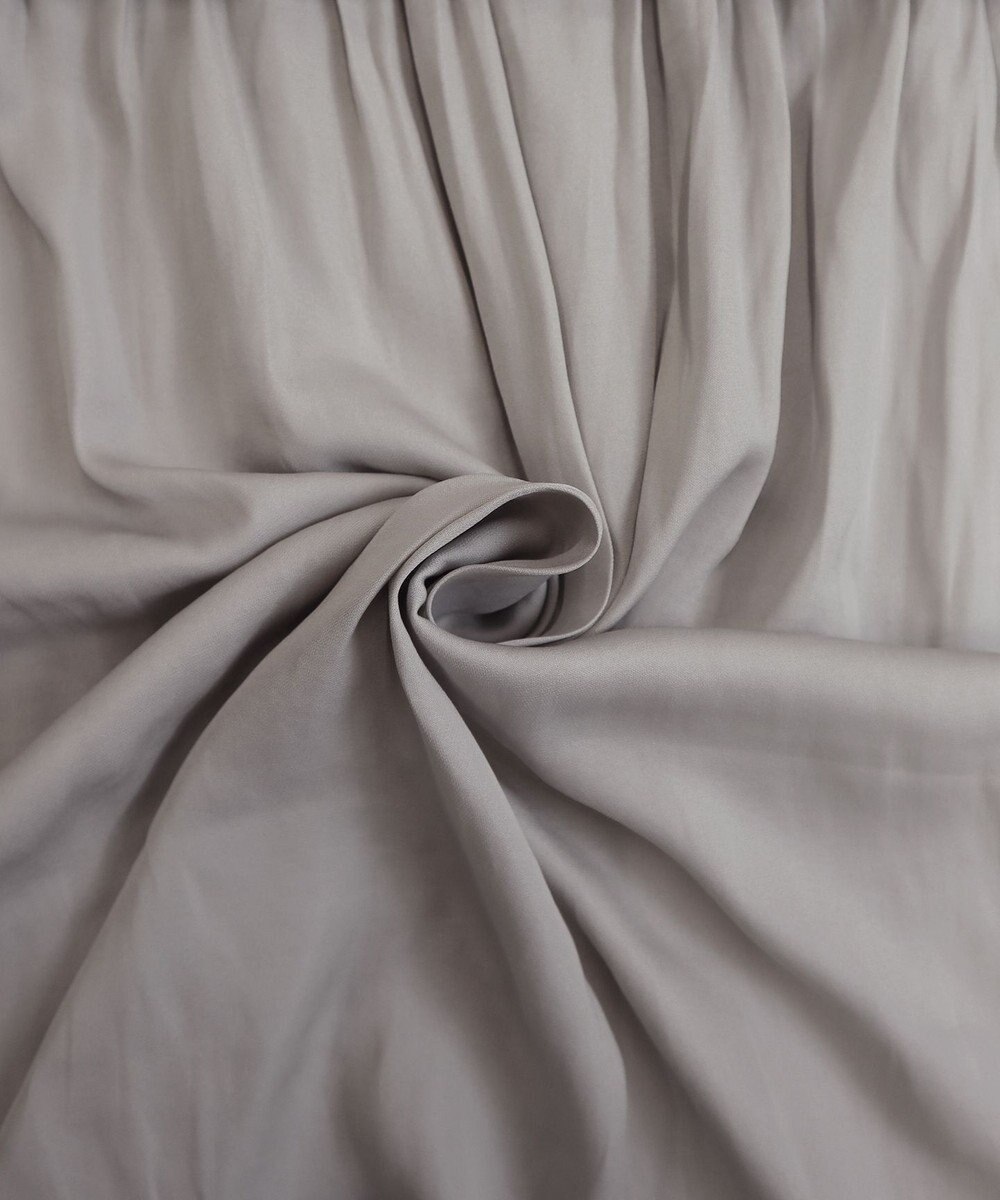 Tiaclasse 【洗える】カットソーコンビヴィンテージサテンワンピース 