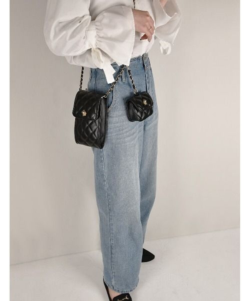 LA BAGAGERIE 【MONICA】キルティングマルチミニショルダー 