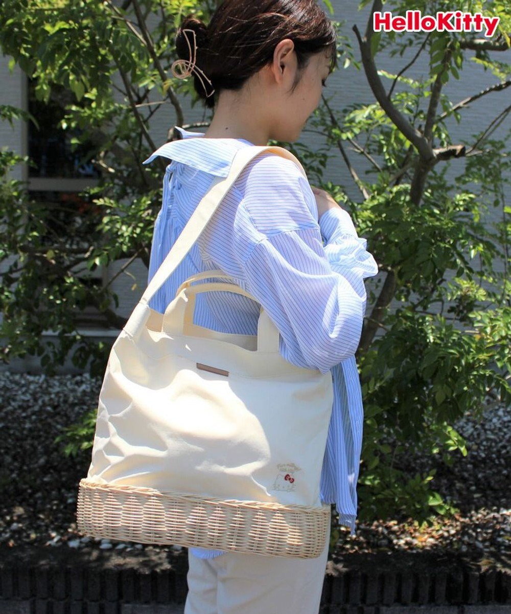 ROOTOTE 8365【サンリオ:カゴバッグ】IP.ミディアム2way.スロース.ハローキティ-A 