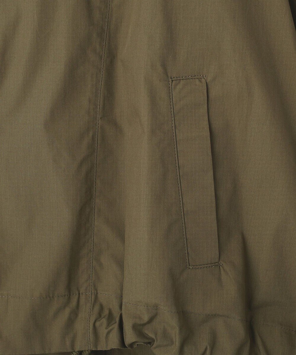 YECCA VECCA ボリュームギャザーデザインZIPブルゾン 