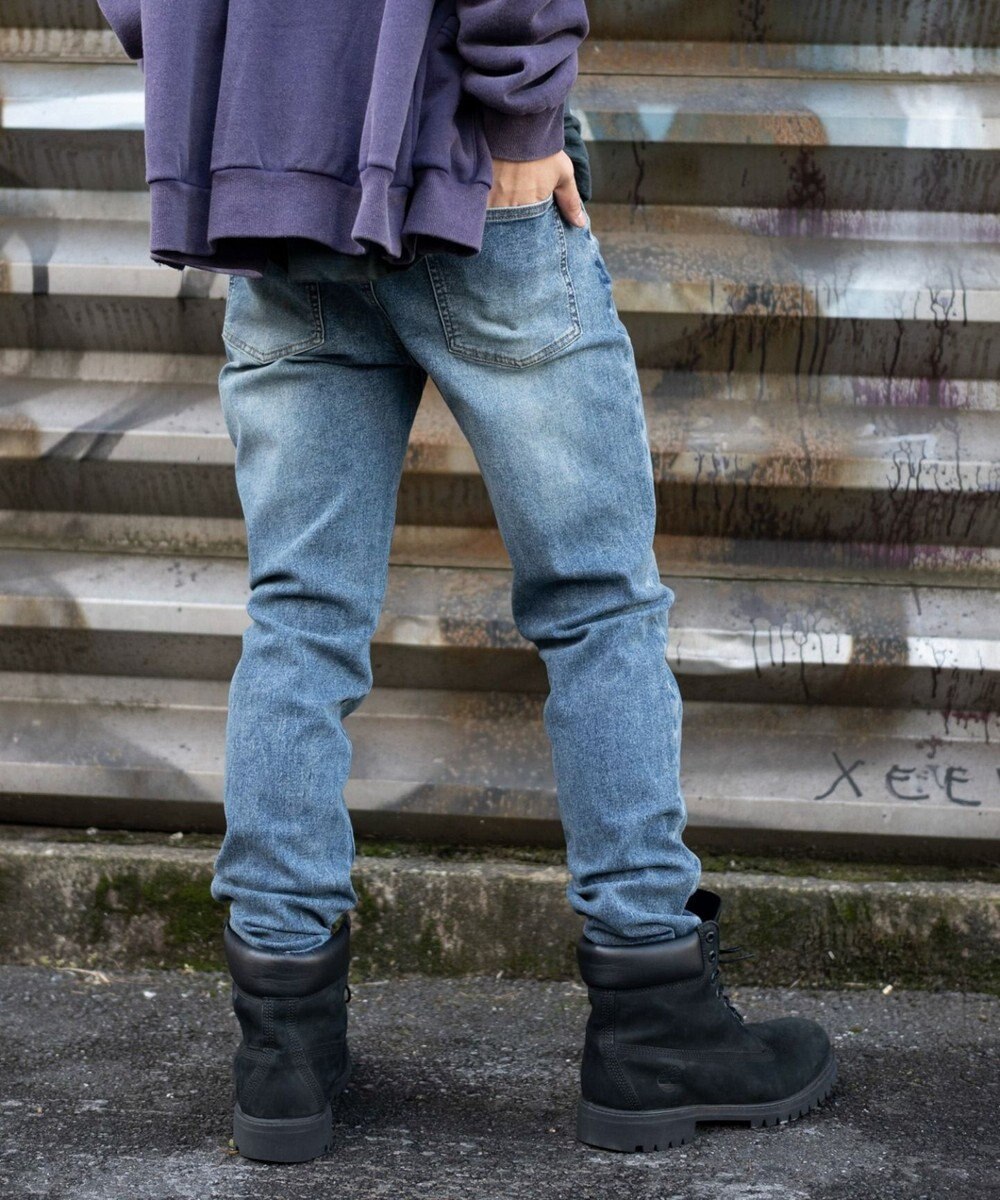 WEGO スリムフィットデニムパンツ 