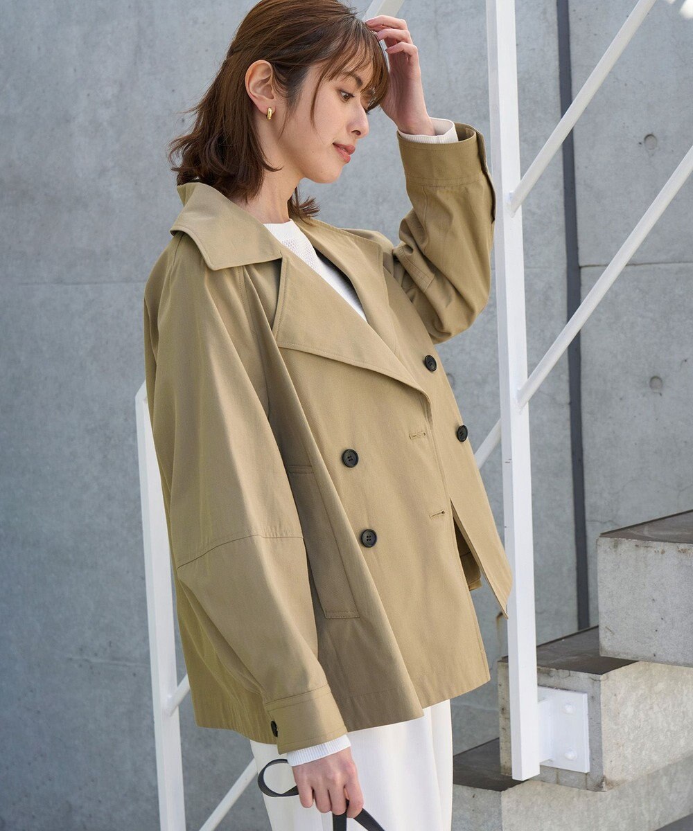 UNFILO ショートトレンチコート 