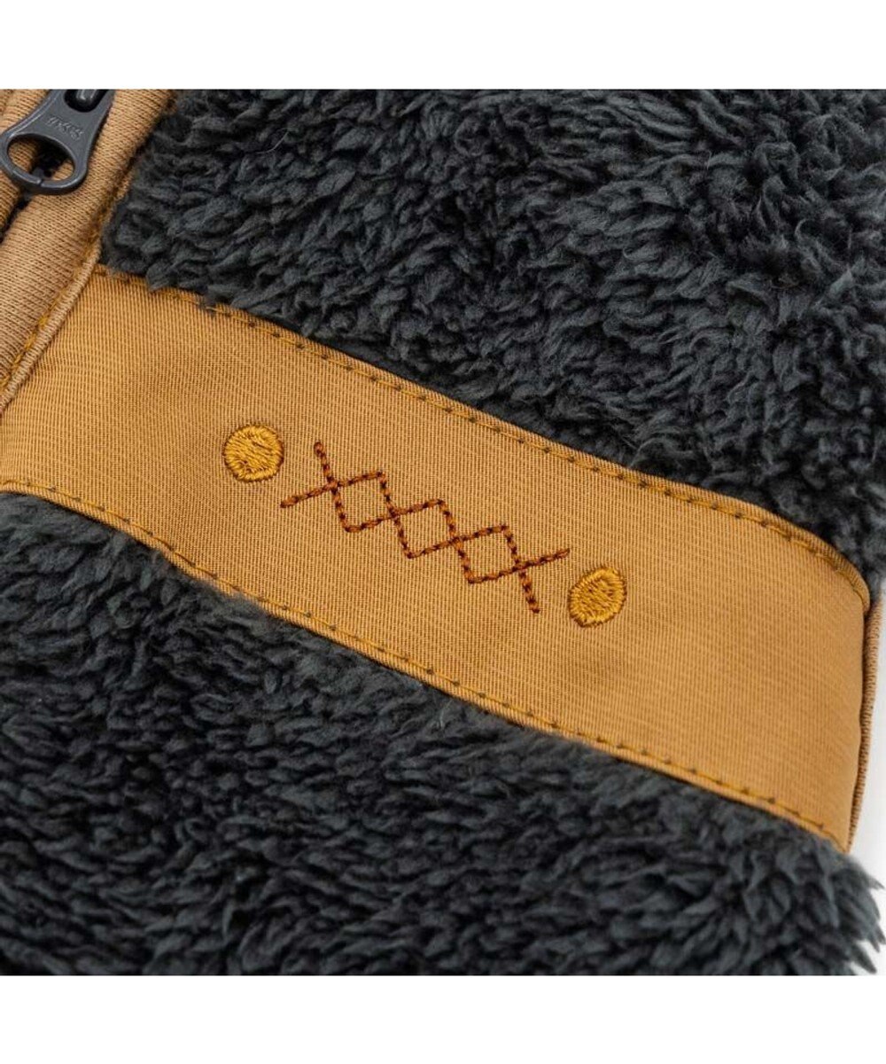 PET PARADISE ペットパラダイス 切替え 背開き ジップアップ ベスト 《ブラック》 中型犬 大型犬 