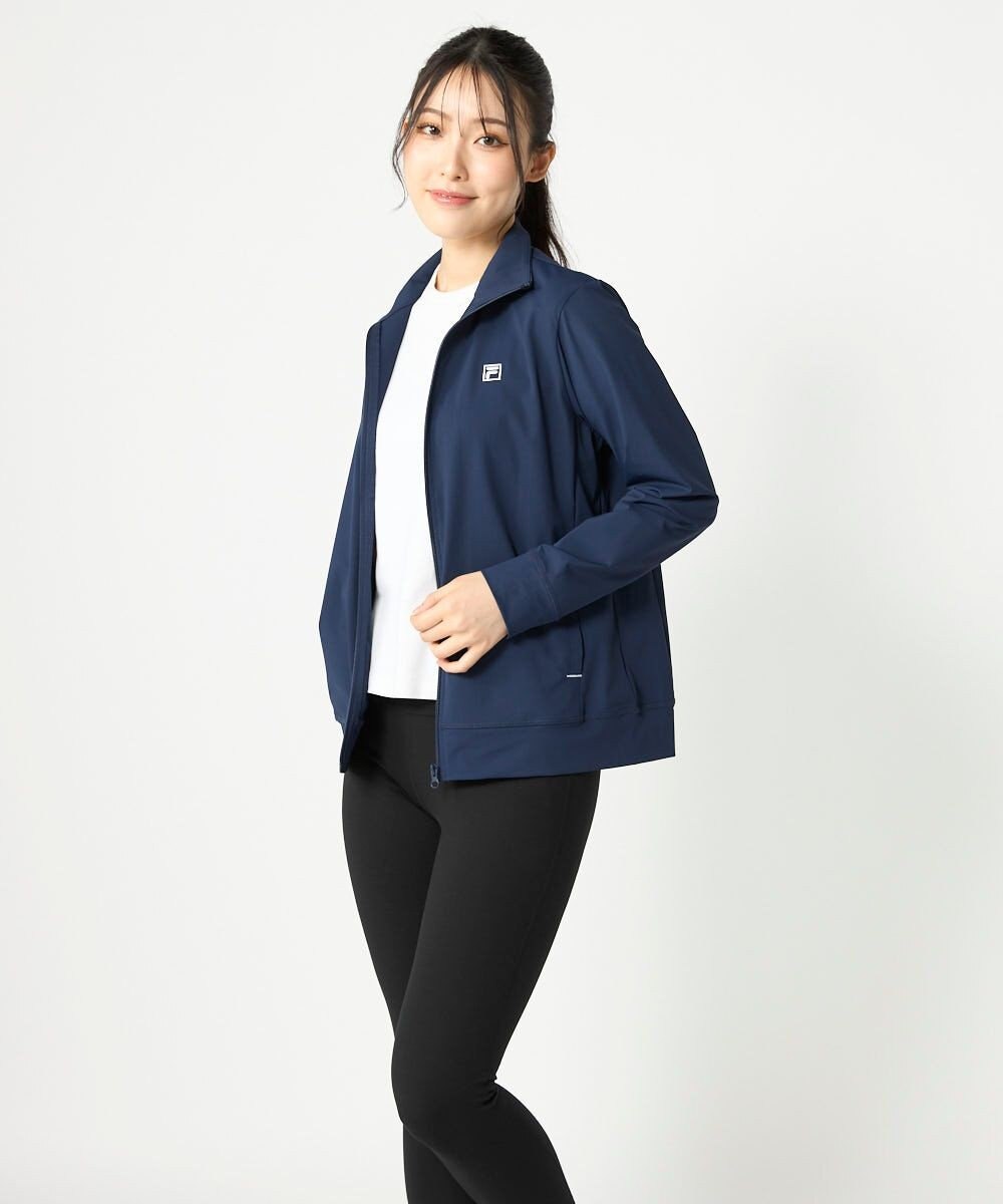 FILA GOLF／marie claire 【FILA GOLF】スタンドカラーフルジップブルゾン 