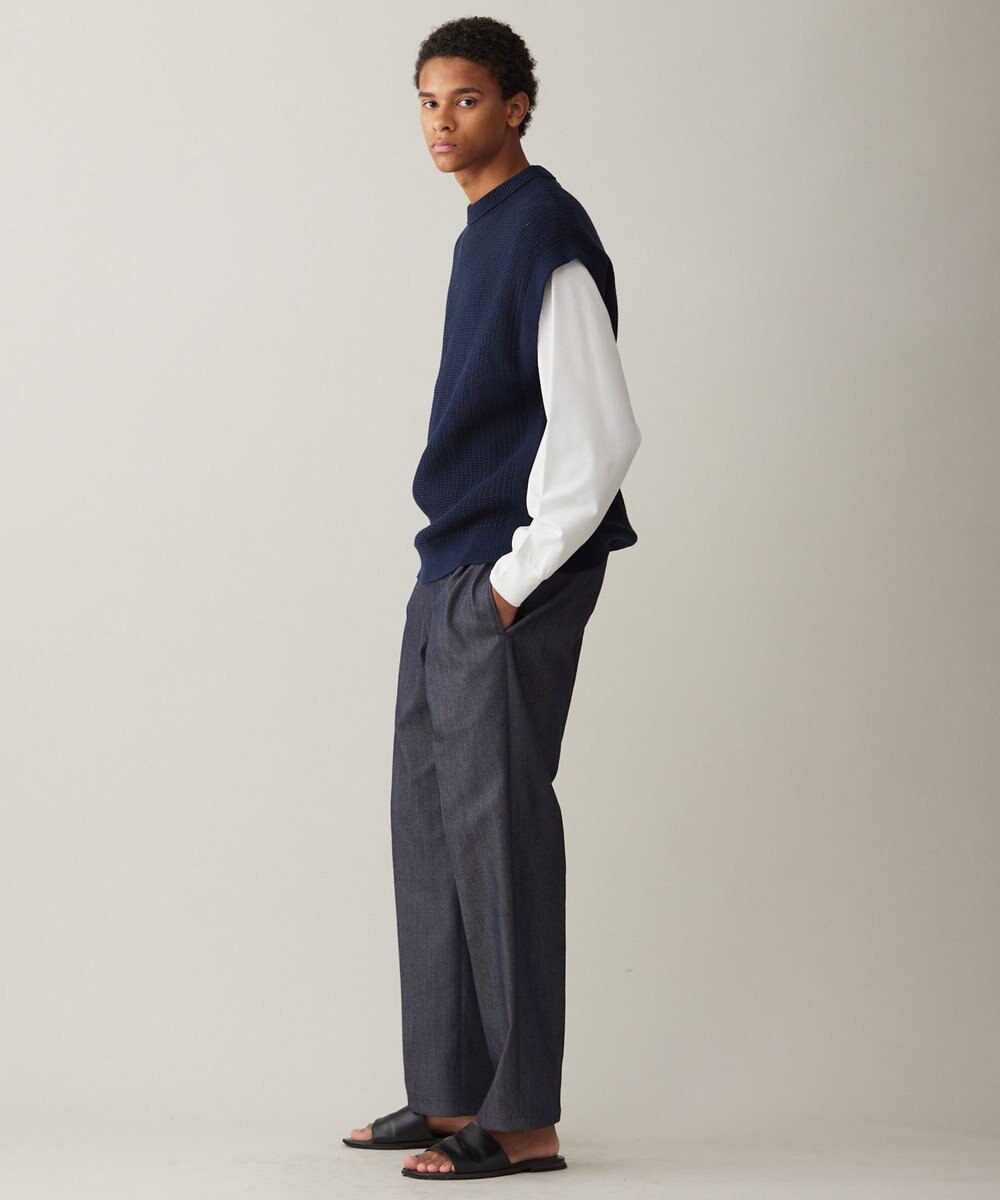 UNFILO MENS 【新色追加】FINE MOVE デニム タックパンツ [24年商品] 