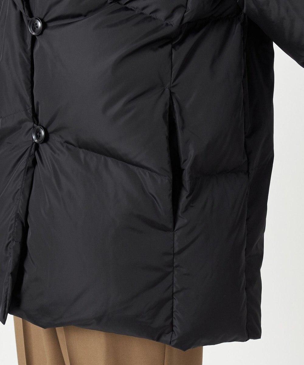 23区 S 【エステータ】ナイロンタフタ ショールカラー ダウンコート 