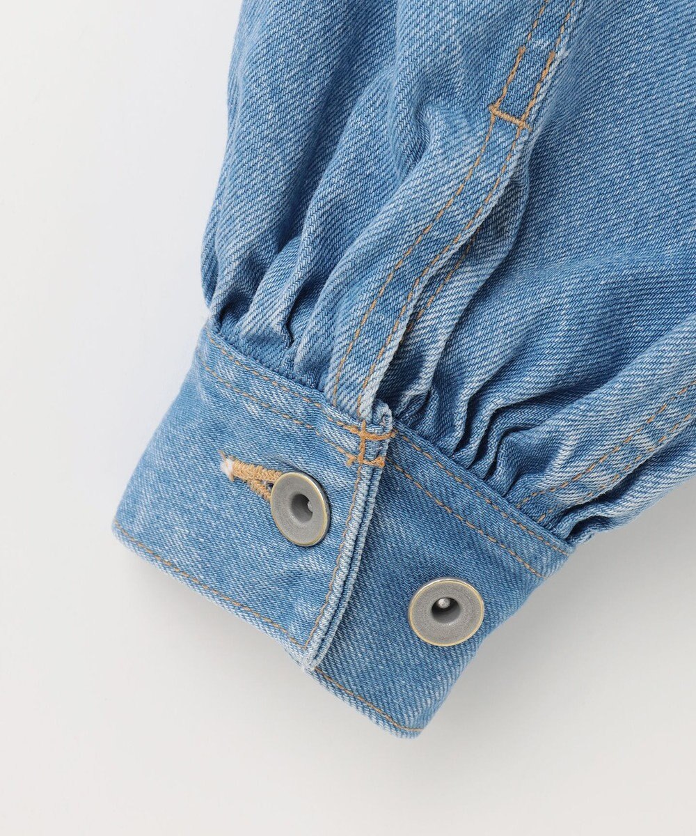 GRACE CONTINENTAL ノーカラーデニムジャケット 