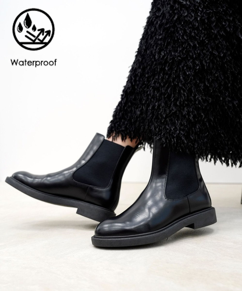 APOM 本革ウォータープルーフチェルシーブーツ30 