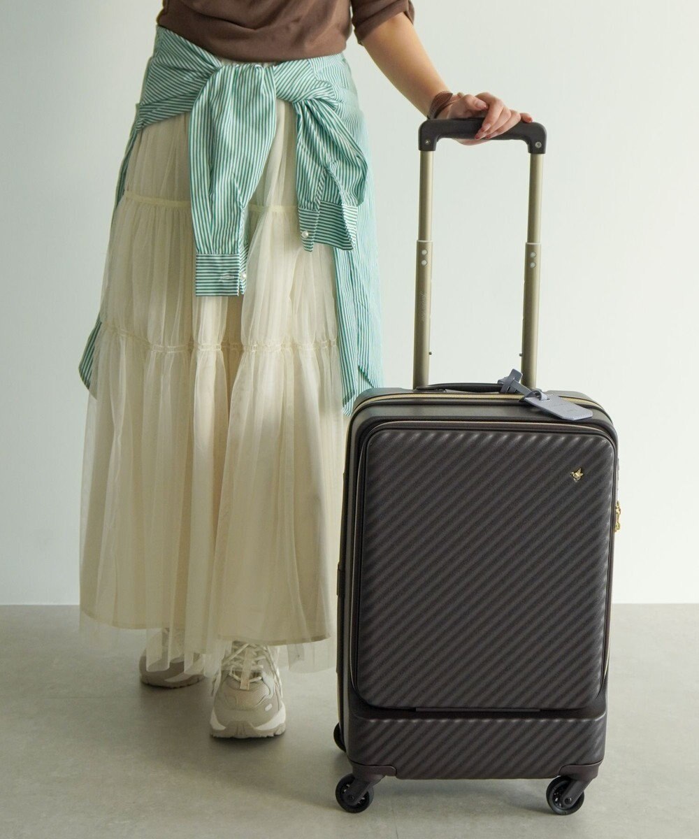 ACE BAGS & LUGGAGE Jewelna Rose HaNT ×Jewelna Rose コラボ スーツケース 機内持ち込み フロントオープン 34L 06820 ジュエルナローズ 