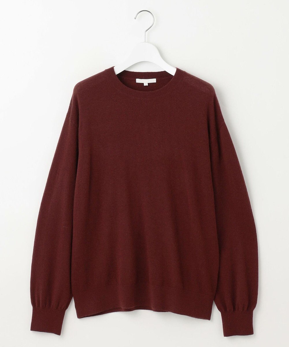 自由区 L 【カタログ掲載】ファインウールカシミヤクルーネック ニット 