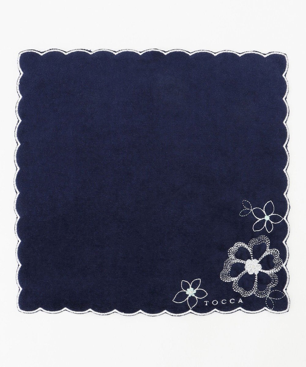 TOCCA 【TOWEL COLLECTION】SCALLOP FLOWER TOWELCHIEF タオルハンカチ 