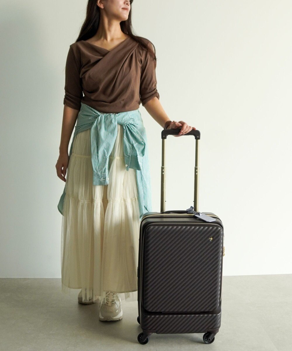 ACE BAGS & LUGGAGE Jewelna Rose HaNT ×Jewelna Rose コラボ スーツケース 機内持ち込み フロントオープン 34L 06820 ジュエルナローズ 