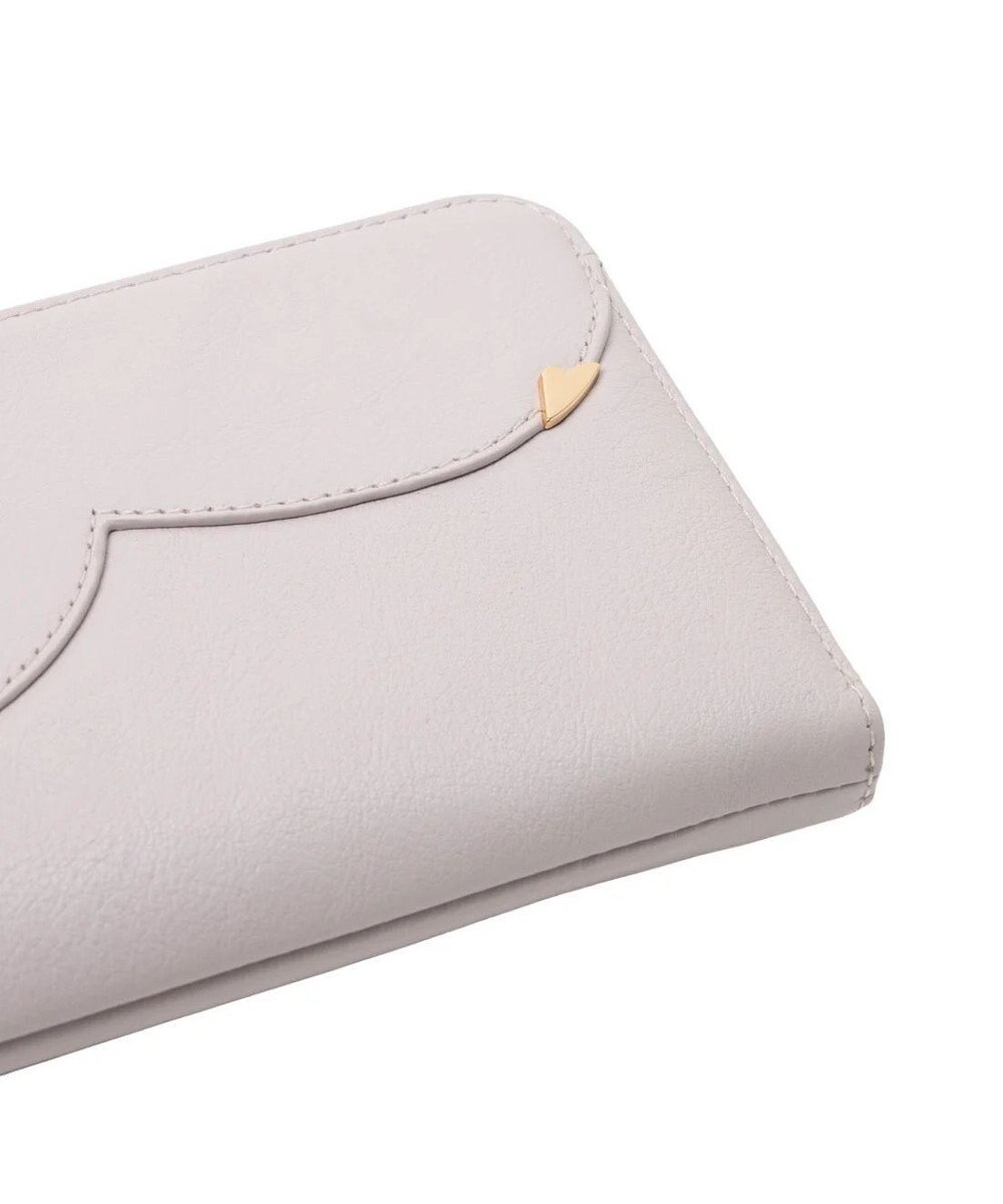 LANVIN en Bleu デクール 薄マチLファスナー長財布 