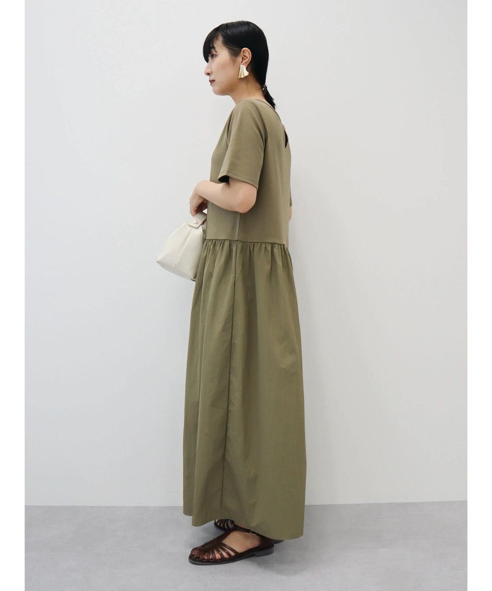 Green Parks Ｂ．ドッキングボリュームギャザーワンピース 