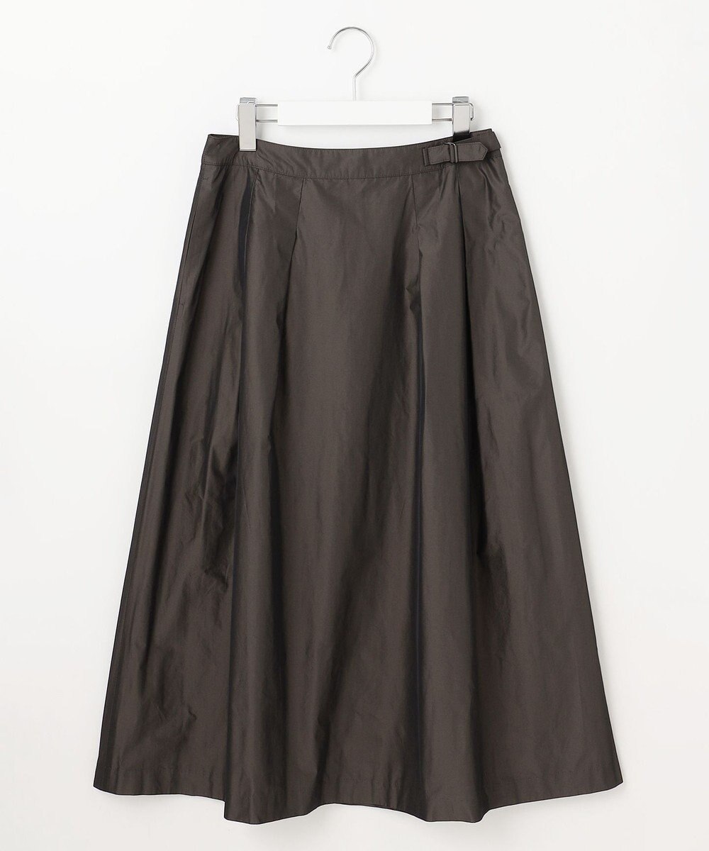 J.PRESS LADIES ハイマルチタフタ フレアスカート 