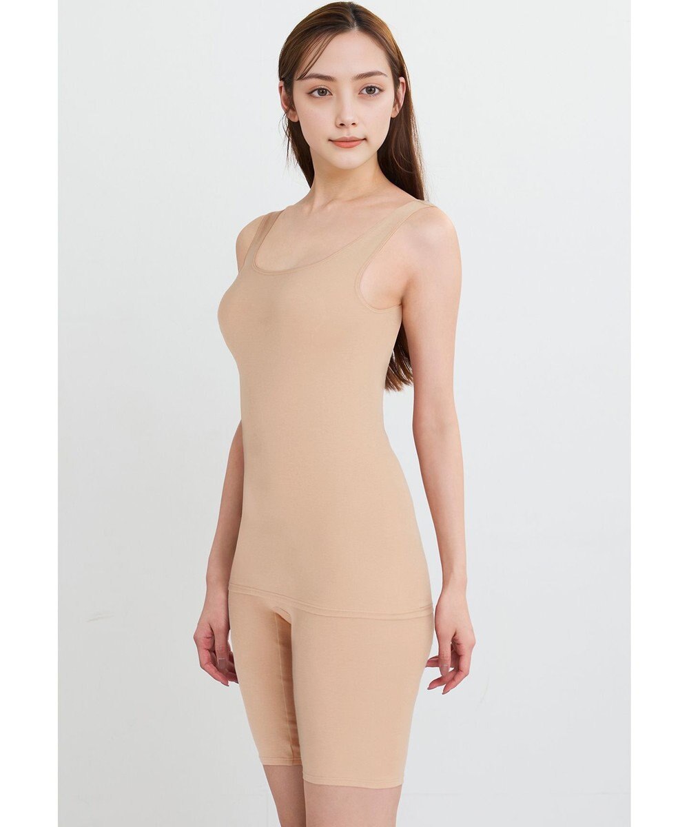 WACOAL あったかインナー 【ふんわりあったか】 ノースリーブ 天綿オーガニックを使用 あたたかい ムレにくい しなやかでやわらかい レディース CLB610 /ワコール 