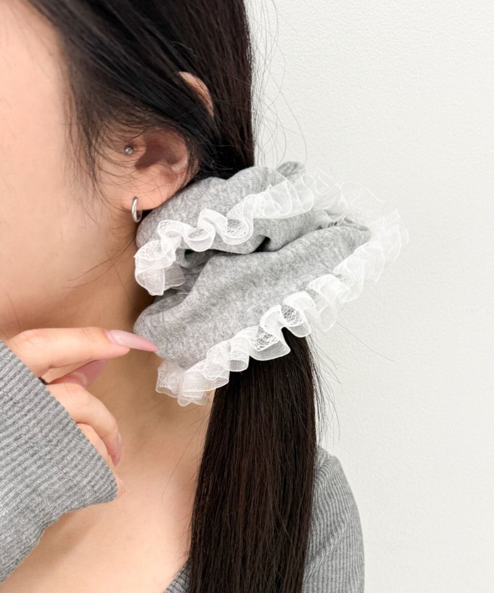 WEGO Lスウェットフリルシュシュ 