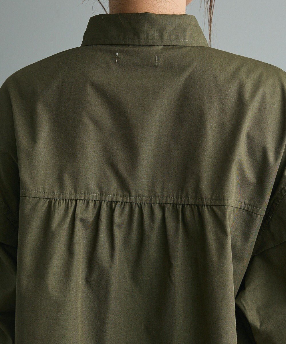 CRAFT STANDARD BOUTIQUE パネルデザインワイドシャツ 