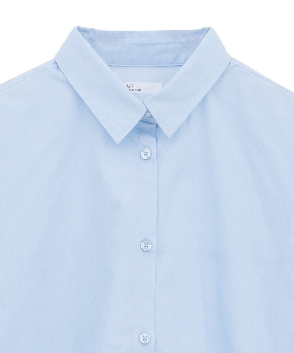 CRAFT STANDARD BOUTIQUE パネルデザインワイドシャツ 
