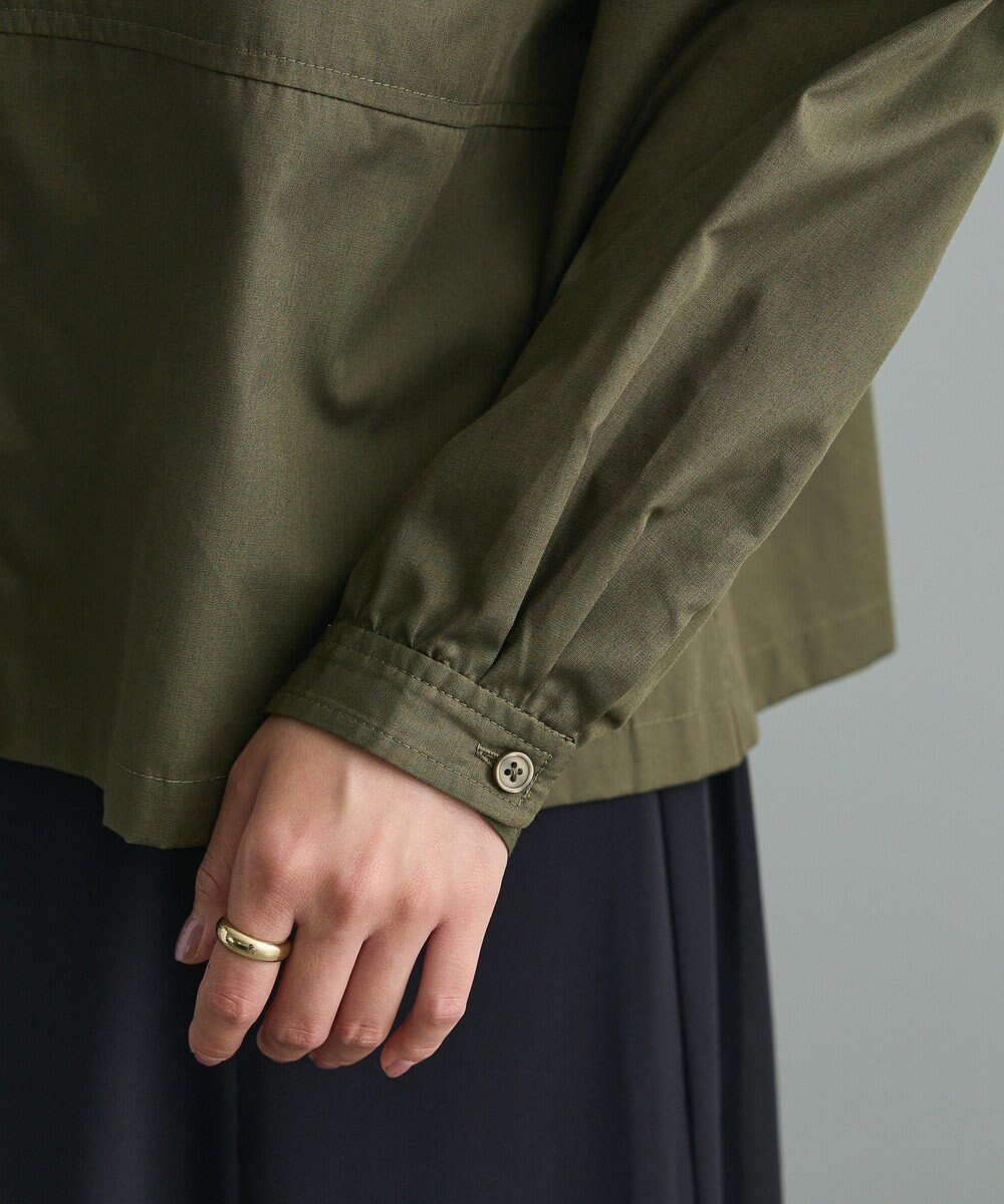 CRAFT STANDARD BOUTIQUE パネルデザインワイドシャツ 