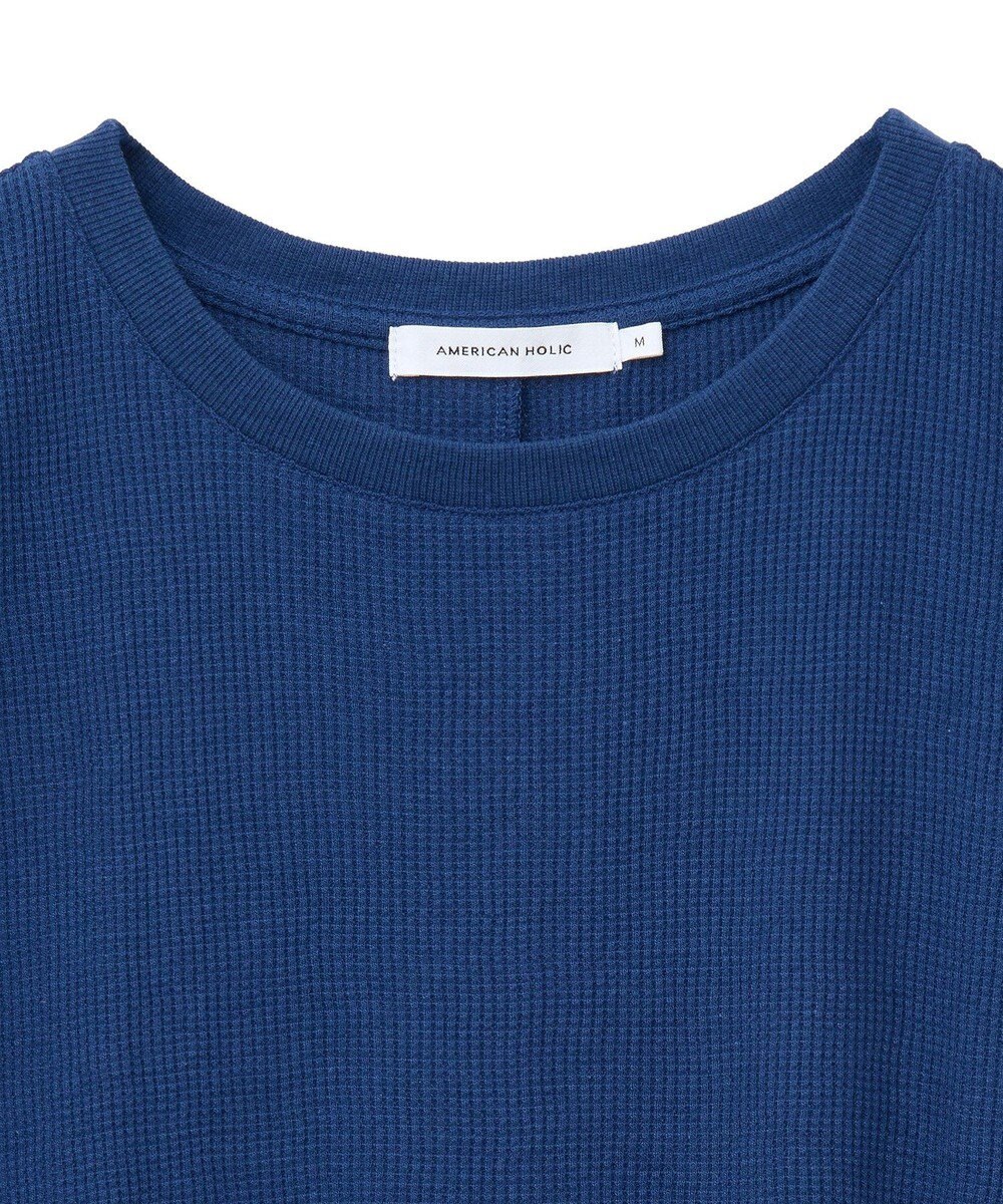 AMERICAN HOLIC ワッフルＡラインプルオーバー 