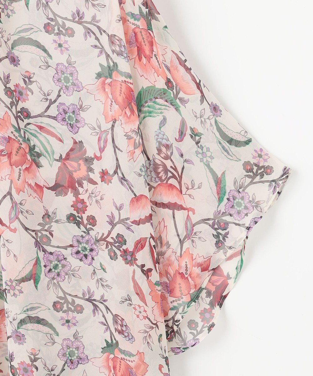 自由区 L 【カタログ掲載・洗える】マラケシュフラワープリント ブラウス 