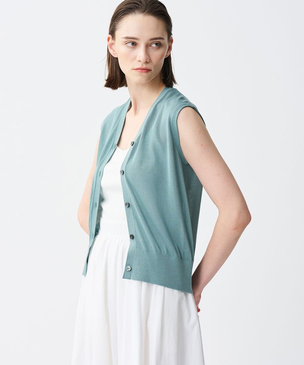 uncrave シアーニット ノースリーブベスト 