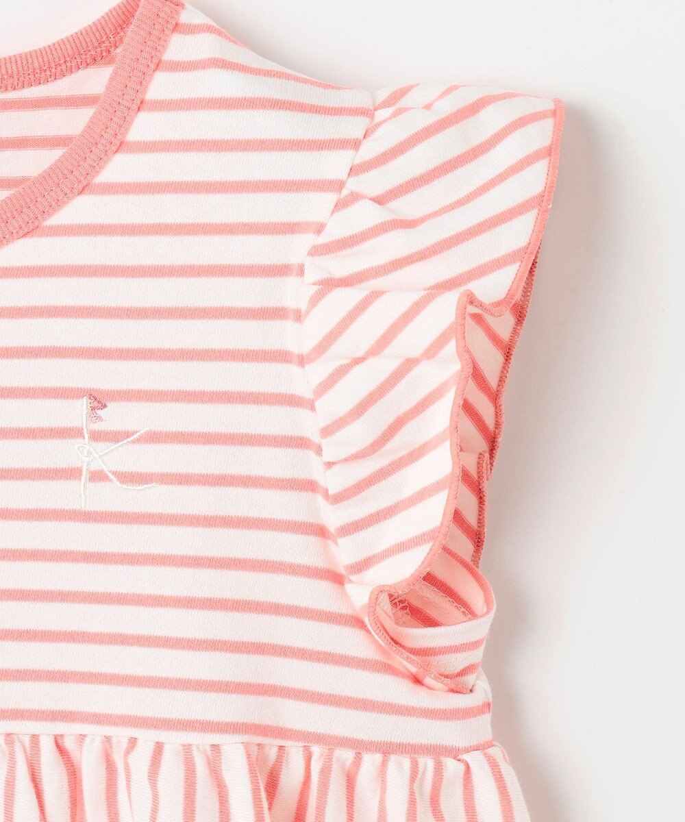 組曲 KIDS 【UVケア】【110-140㎝】マリンボーダー チュニック 