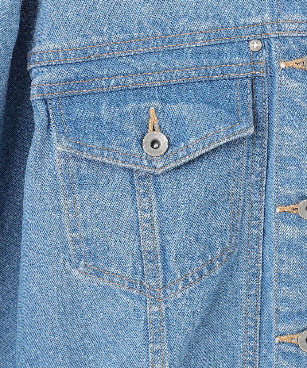 GRACE CONTINENTAL ノーカラーデニムジャケット 