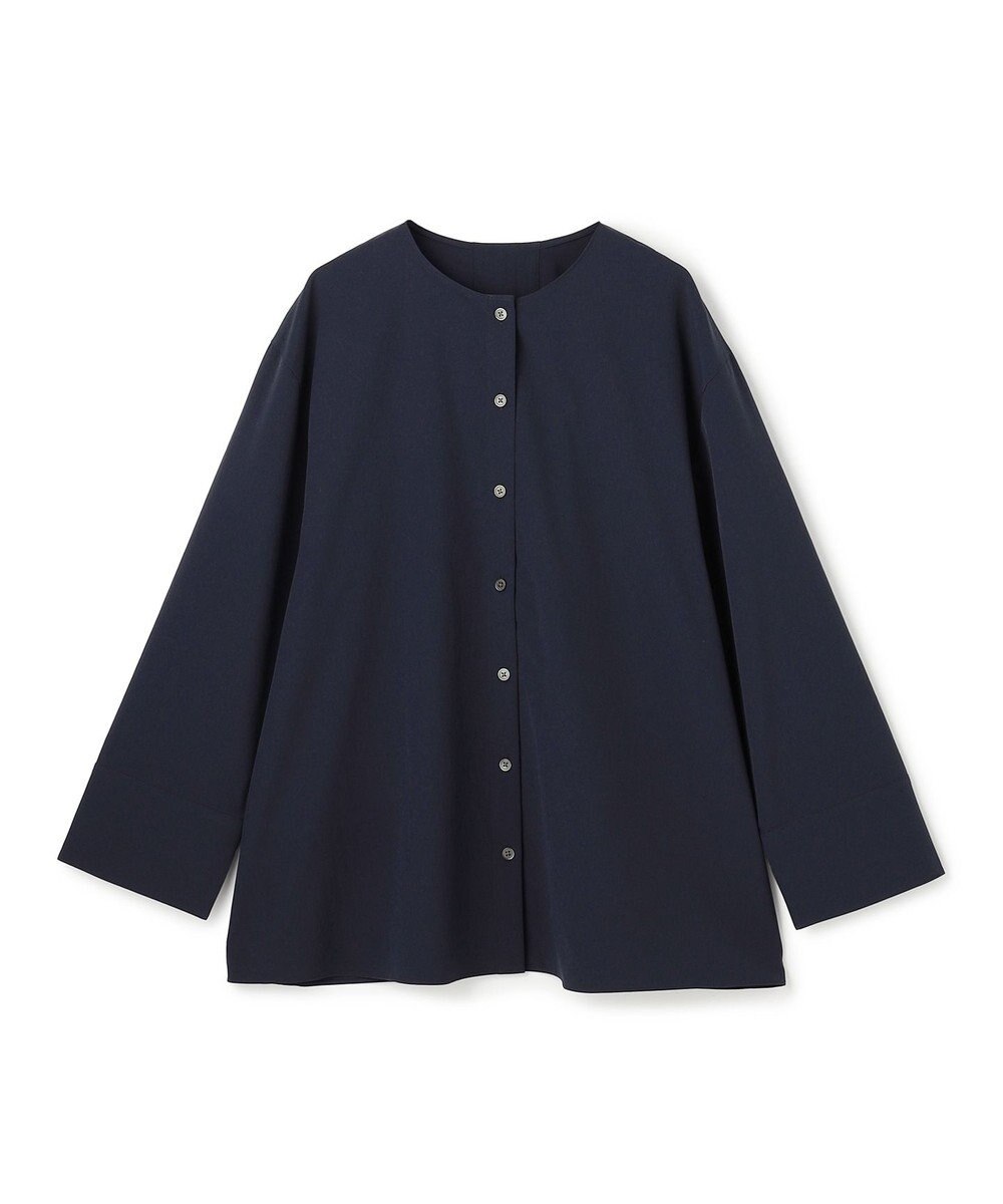 UNFILO L 【WEB限定カラー】バックリボン イージーケアシャツ 