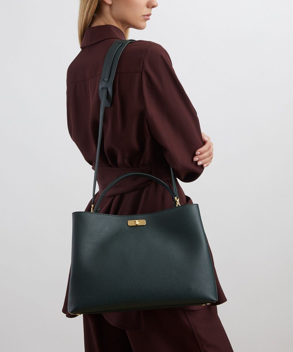 LIBERTY. アイフィス レザー トップハンドルバッグ 