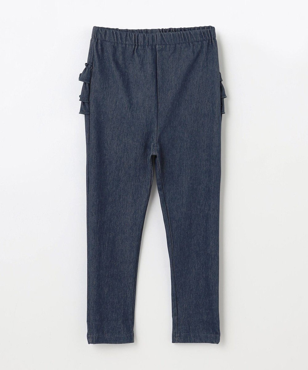 ANY KIDS 【WEB限定】フリル付き総柄レギンス 