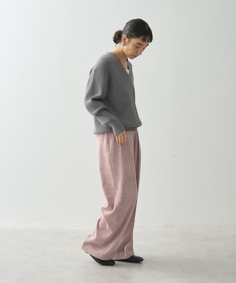 AMERICAN HOLIC コーデュロイタックワイドパンツ 