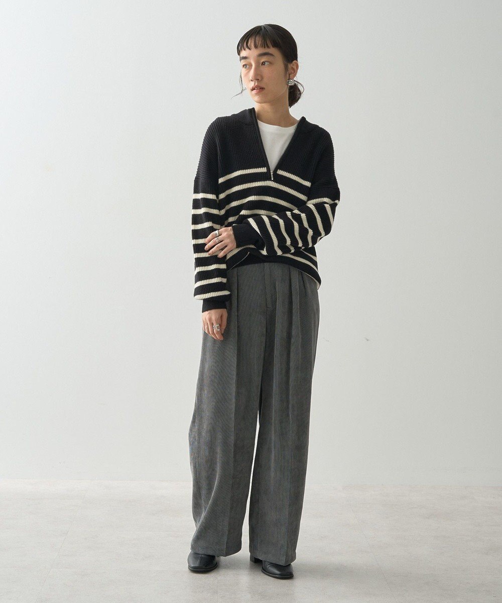 AMERICAN HOLIC コーデュロイタックワイドパンツ 