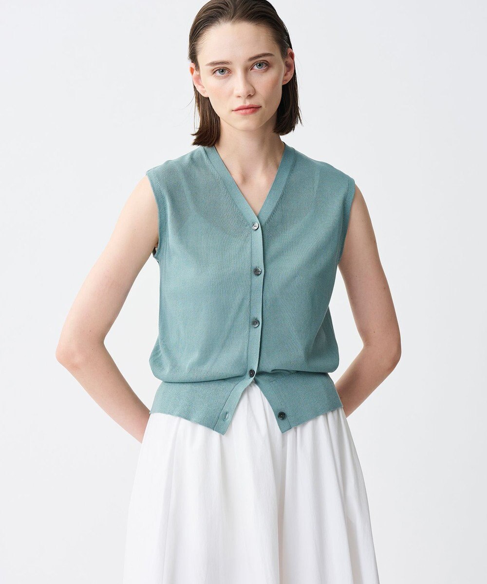 uncrave シアーニット ノースリーブベスト 