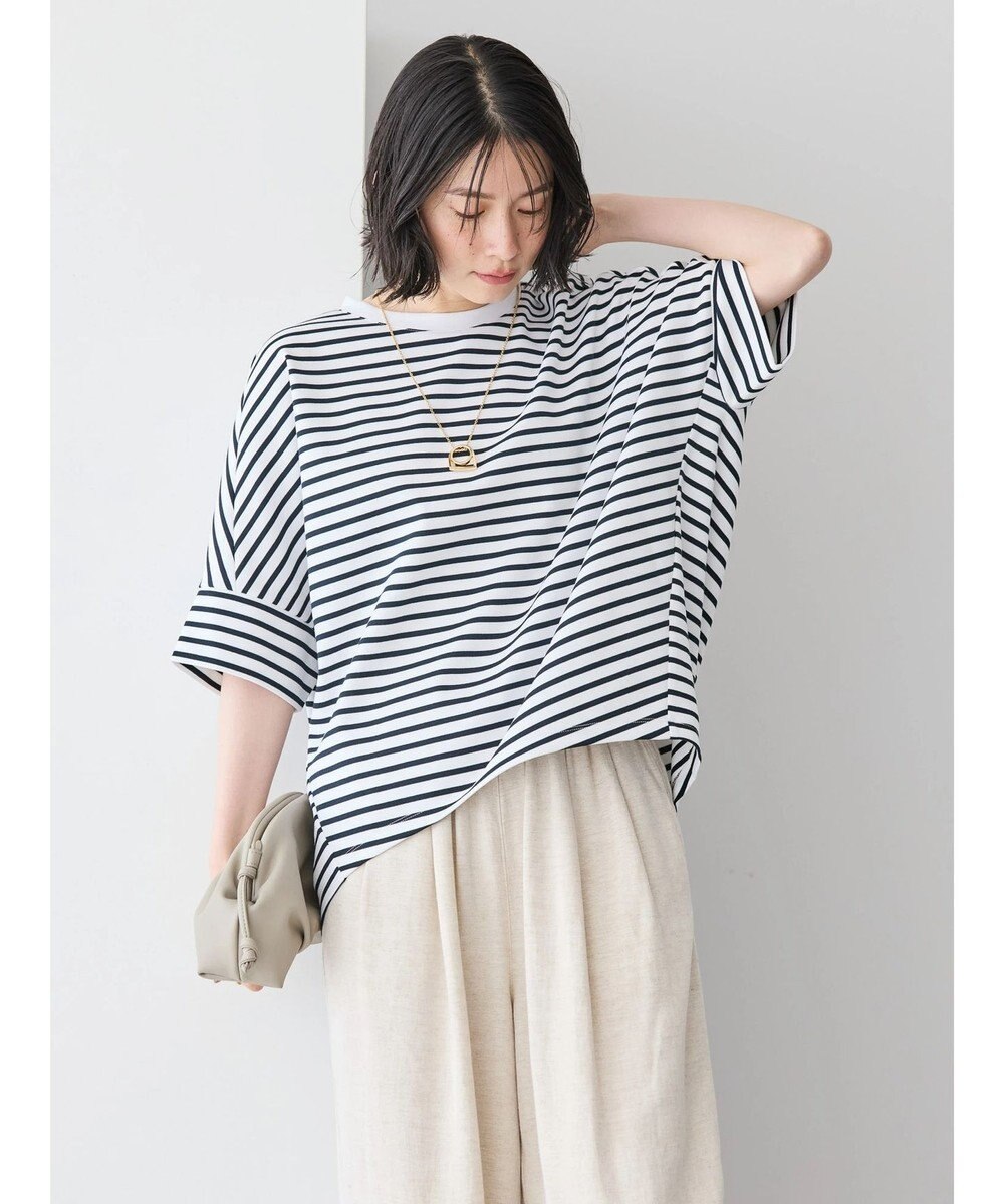 AMERICAN HOLIC 抗菌防臭＋接触冷感　コクーンカットプルオーバー 