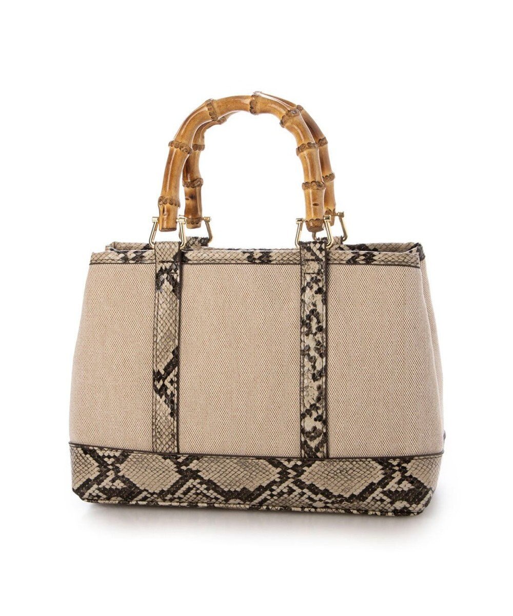 UNBILLION カシュカシュ cachecache / バンブーハンドルエルガリー2wayトート 