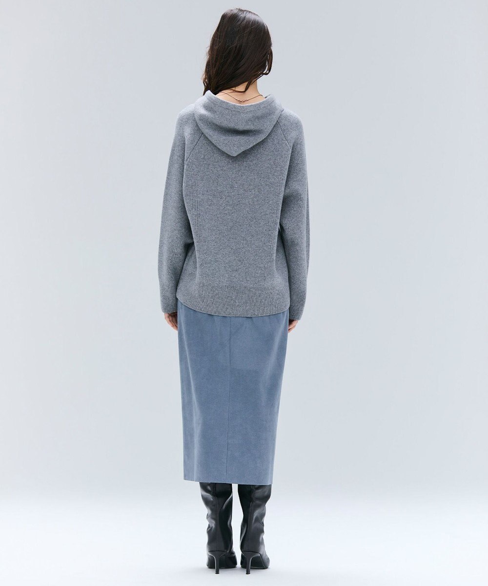 BEIGE， 【洗える】SEDONA / ウールカシミヤフーディーニット 