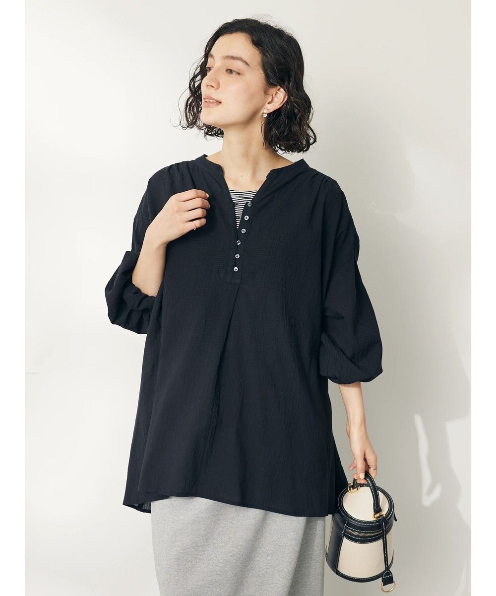 CRAFT STANDARD BOUTIQUE ジョーゼットスキッパーシャツ 