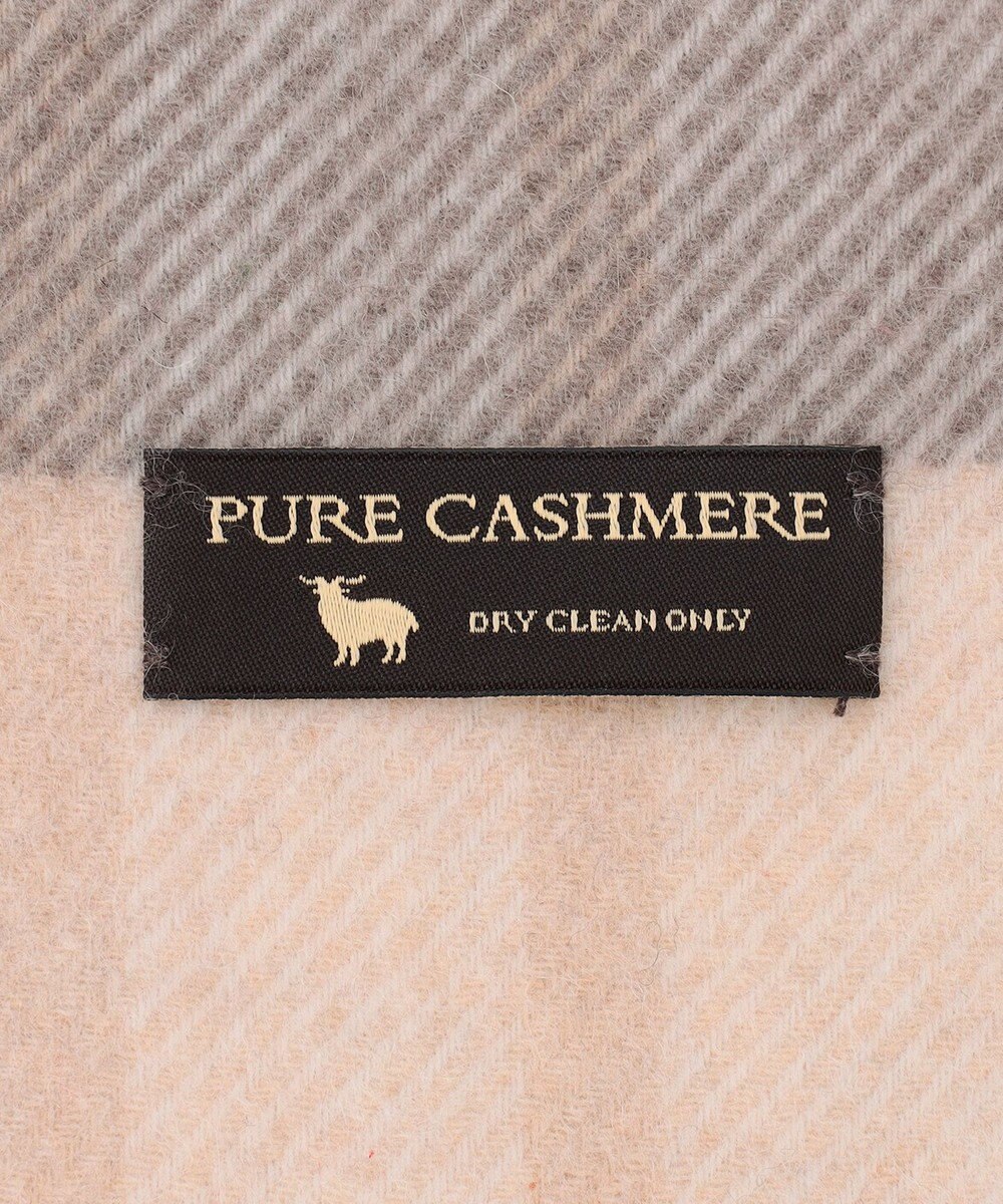 23区 カシミヤ チェック柄 ストール 