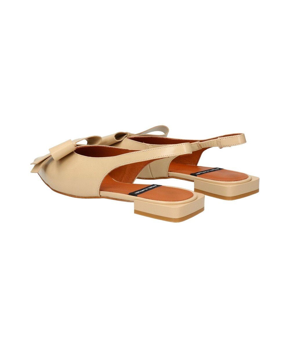 INTER-CHAUSSURES 【ANGEL ALARCON】ポインテッドトウローヒールリボンパンプス 